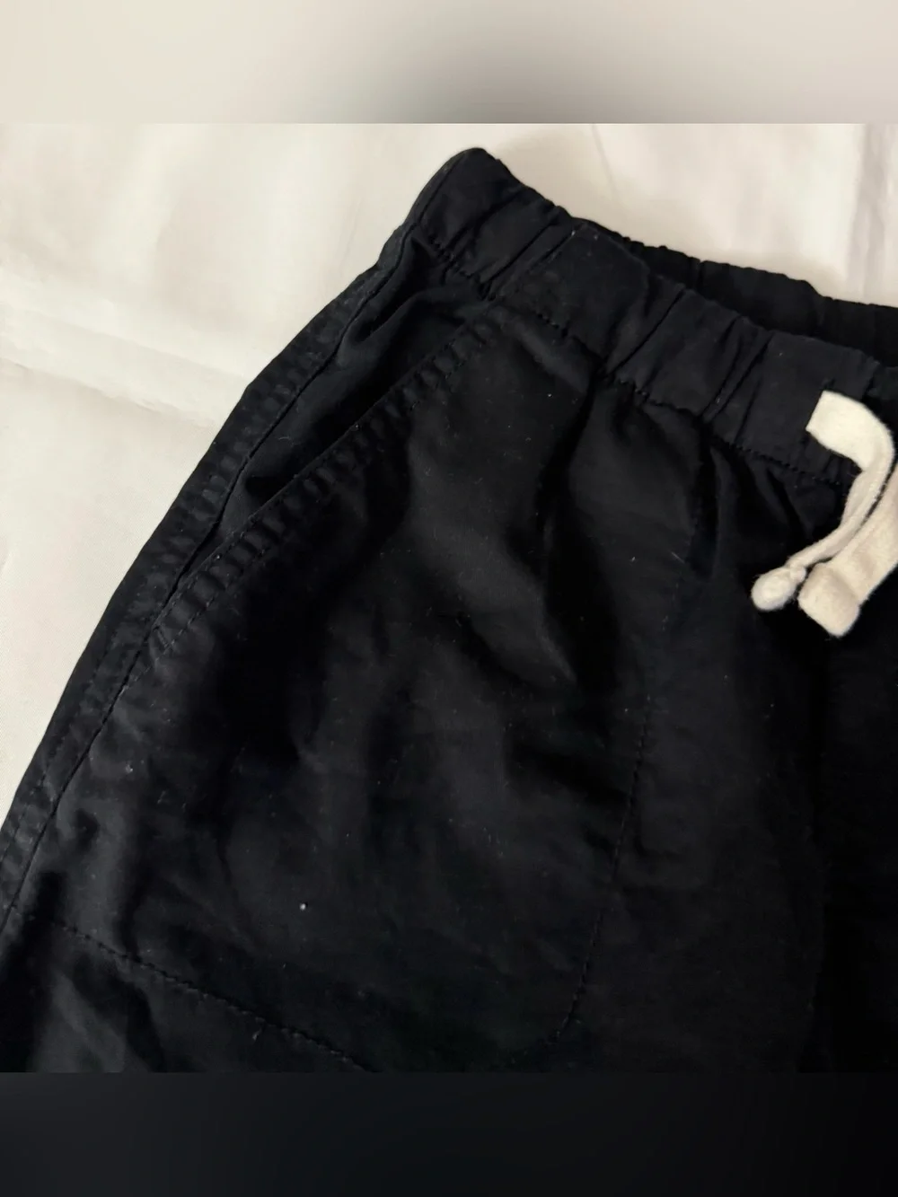 Cat & Jack Black Straight Leg Adjustable Waist Pants